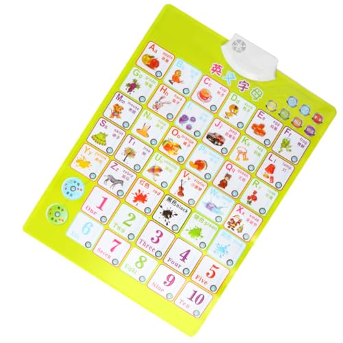 Uonlytech 1Stück Elektronisches Lernplakat für Alphabetisches Sprechendes Poster Phonetik und Sprachentwicklung für Frühkindliche ohne Batterien Uonlytech 1Stück Elektronisches Lernplakat für Alphabetisches Sprechendes Poster Phonetik und Sprachentwicklung für Frühkindliche ohne Batterien von Uonlytech