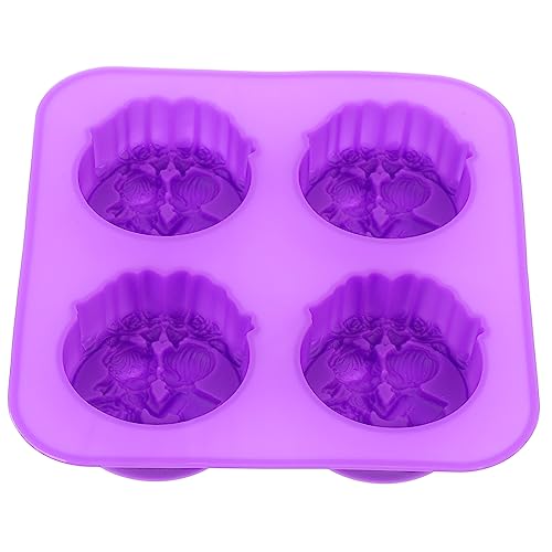 Uonlytech 1Stück Silikon Seifenform für DIY Handwerk Engel Design Bastelform für Seifenherstellung Dekorative Formen für Zuhause von Uonlytech