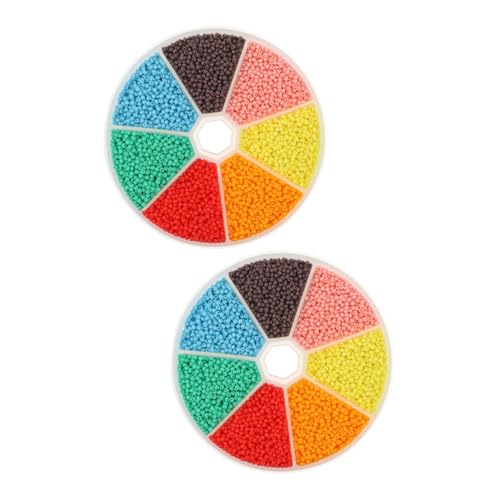 Uonlytech 2 Boxen Buntglasperlen Anhänger für die Herstellung von Halsketten Kleine Perlen für Schmuckherstellung handgefertigte Glasperlen armband DIY perlen Schmuckperlen Uonlytech 2 Boxen Buntglasperlen Anhänger für die Herstellung von Halsketten Kleine Perlen für Schmuckherstellung handgefertigte Glasperlen armband DIY perlen Schmuckperlen von Uonlytech