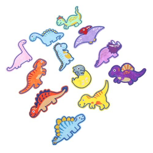 Uonlytech 2 Cartoon Dinosaurier -Stoffaufkleber Patch bestickt Kleidungsflicken Stickereiflecken Stickereiflicken für Kleidung Kleiderflicken Flicken für Bekleidung Polyester Uonlytech 2 Cartoon Dinosaurier -Stoffaufkleber Patch bestickt Kleidungsflicken Stickereiflecken Stickereiflicken für Kleidung Kleiderflicken Flicken für Bekleidung Polyester von Uonlytech