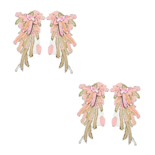 Uonlytech 2 Paare Diy Engel Flügel Patches Rosa Stickerei für Kleidung Handwerk und Dekoration für Kreative Projekte und Reparaturen von Kleidung Uonlytech 2 Paare Diy Engel Flügel Patches Rosa Stickerei für Kleidung Handwerk und Dekoration für Kreative Projekte und Reparaturen von Kleidung von Uonlytech