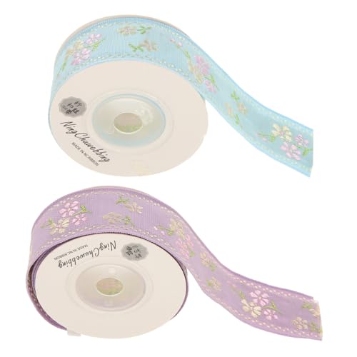 Uonlytech 2 Rollen Blumenmusterband bunt für Handwerk Nähen gemustert Stoffband Bastelgurtband Kleidung mit Bändern Stickband dekoratives Gurtband handgefertigte Kleidung Polyester Baumwolle Uonlytech 2 Rollen Blumenmusterband bunt für Handwerk Nähen gemustert Stoffband Bastelgurtband Kleidung mit Bändern Stickband dekoratives Gurtband handgefertigte Kleidung Polyester Baumwolle von Uonlytech