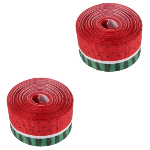 Uonlytech 2 Rollen Diy-band Basteln Hochzeit Nähen Verpackung Dünn Für Bänder Zum Verpacken Wassermelonenband Kreative Kuchenbänder Party-geschenkbänder Geschenkbandverzierung Polyester Uonlytech 2 Rollen Diy-band Basteln Hochzeit Nähen Verpackung Dünn Für Bänder Zum Verpacken Wassermelonenband Kreative Kuchenbänder Party-geschenkbänder Geschenkbandverzierung Polyester von Uonlytech