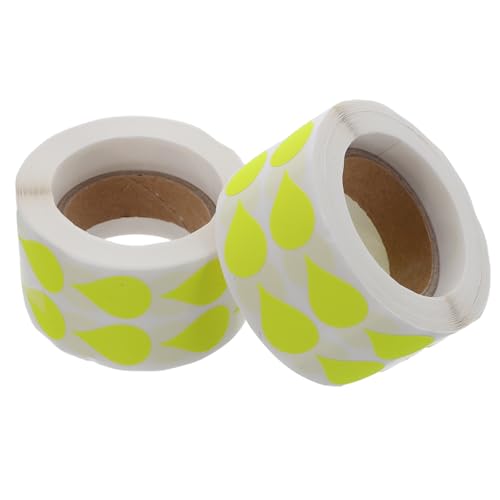 Uonlytech 2 Rollen Fluoreszierende Schreibbare Tropfen-aufkleber Selbstklebende Etiketten für Flaschen Vorratsgläser Inventar Küche Klassenzimmer und Organisation Uonlytech 2 Rollen Fluoreszierende Schreibbare Tropfen-aufkleber Selbstklebende Etiketten für Flaschen Vorratsgläser Inventar Küche Klassenzimmer und Organisation von Uonlytech
