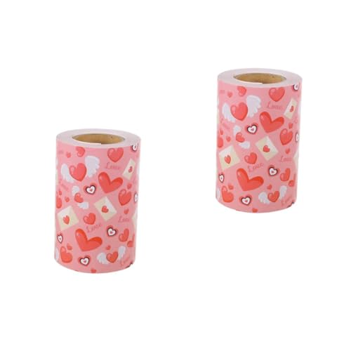 Uonlytech 2 Rollen Herz-Rahmen-Aufkleber Einladung Valentinstag Aufkleber Umschlag Wand scheckheft scrabbook dekoration Geschenkaufkleber Aufkleber für Bulletin-Ränder Papier Rosa Uonlytech 2 Rollen Herz-Rahmen-Aufkleber Einladung Valentinstag Aufkleber Umschlag Wand scheckheft scrabbook dekoration Geschenkaufkleber Aufkleber für Bulletin-Ränder Papier Rosa von Uonlytech