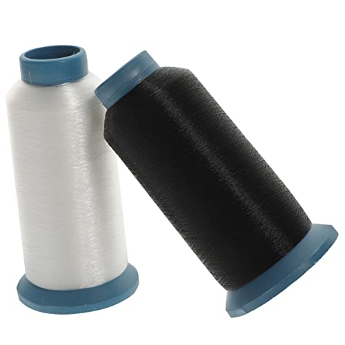 Uonlytech 2 Rollen Nylon Nähgarn Hochfester Transparenter Faden für Nähmaschine Haarverlängerungen Hand und Maschinenarbeiten Vielseitiges Nähzubehör Schwarz Weiß Uonlytech 2 Rollen Nylon Nähgarn Hochfester Transparenter Faden für Nähmaschine Haarverlängerungen Hand und Maschinenarbeiten Vielseitiges Nähzubehör Schwarz Weiß von Uonlytech