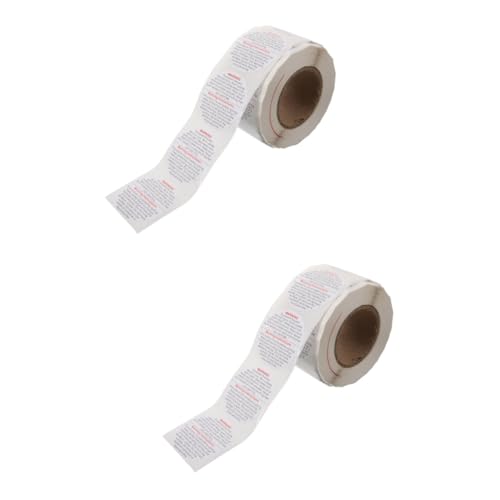 Uonlytech 2 Rollen Roll Warnaufkleber für Runde Selbstklebende Warnetiketten für Kerzenherstellung Leicht zu Verwenden für Kerzenbehälter und Verpackungen Uonlytech 2 Rollen Roll Warnaufkleber für Runde Selbstklebende Warnetiketten für Kerzenherstellung Leicht zu Verwenden für Kerzenbehälter und Verpackungen von Uonlytech
