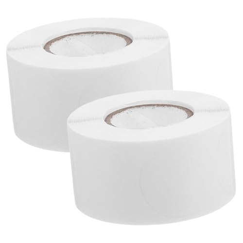 Uonlytech 2 Rollen Runde Transparente Klebesticker für und Umschläge Starke Klebkraft Wasserdichte Etiketten für Verpackungen Aufkleber pro Rolle Uonlytech 2 Rollen Runde Transparente Klebesticker für und Umschläge Starke Klebkraft Wasserdichte Etiketten für Verpackungen Aufkleber pro Rolle von Uonlytech