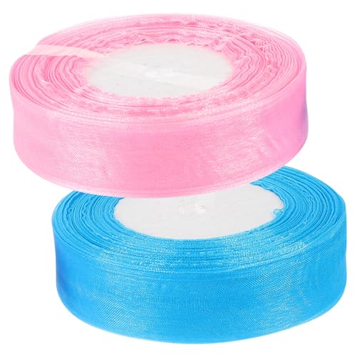 Uonlytech 2 Rollen Schleife Zubehör Bastelset Basteln Paketband Multifunktions-bastelband Gestaltetes Paketband Schneidbares Geschenkband Bastelband Für Den Täglichen Gebrauch Nylon Uonlytech 2 Rollen Schleife Zubehör Bastelset Basteln Paketband Multifunktions-bastelband Gestaltetes Paketband Schneidbares Geschenkband Bastelband Für Den Täglichen Gebrauch Nylon von Uonlytech