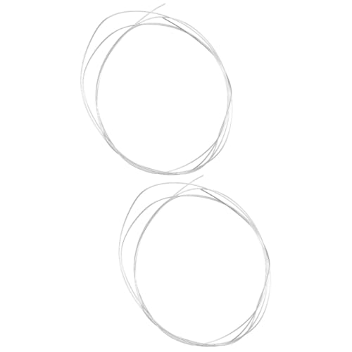 Uonlytech 2 Rollen Schmuckdraht Reinem Silber Vielseitiger Draht für Diy Schmuckherstellung zum Basteln von Armbändern und Ringen Langlebig und Einfach zu Formen Uonlytech 2 Rollen Schmuckdraht Reinem Silber Vielseitiger Draht für Diy Schmuckherstellung zum Basteln von Armbändern und Ringen Langlebig und Einfach zu Formen von Uonlytech