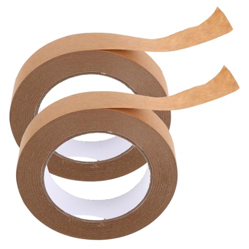 Uonlytech 2 STÜCK Braunes Kraftpapier klebeband Schreibbar Reißbar Selbstklebend Verpackungsband Versand Kartonversiegelung Notizfläche Umweltfreundlich Uonlytech 2 STÜCK Braunes Kraftpapier klebeband Schreibbar Reißbar Selbstklebend Verpackungsband Versand Kartonversiegelung Notizfläche Umweltfreundlich von Uonlytech