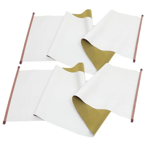Uonlytech 2 STÜCK Chinesisches Kalligraphie Wassertuch Wiederverwendbare Traditionelle Malrolle für Anfänger Blanko Scroll mit Authentischer Schreibqualität und Großem Gestaltungsbereich Uonlytech 2 STÜCK Chinesisches Kalligraphie Wassertuch Wiederverwendbare Traditionelle Malrolle für Anfänger Blanko Scroll mit Authentischer Schreibqualität und Großem Gestaltungsbereich von Uonlytech