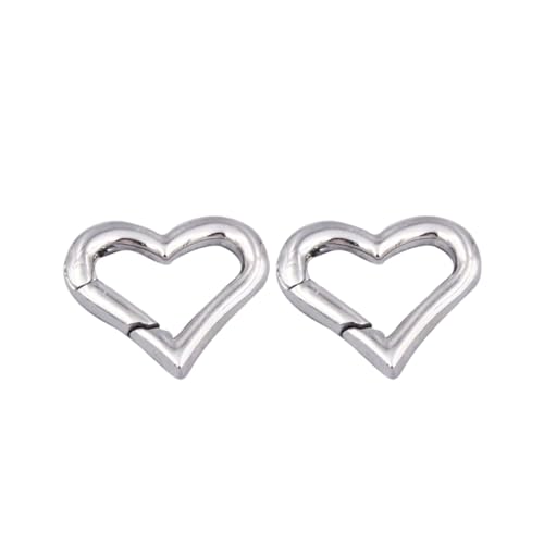 Uonlytech 2 STÜCK Edelstahl Herzform Karabiner Rostfrei Multifunktional Leichter Outdoor Kletterverschluss Tragbar Vielseitig für Camping Wandern Angeln Geschenk für Sportbegeisterte Uonlytech 2 STÜCK Edelstahl Herzform Karabiner Rostfrei Multifunktional Leichter Outdoor Kletterverschluss Tragbar Vielseitig für Camping Wandern Angeln Geschenk für Sportbegeisterte von Uonlytech