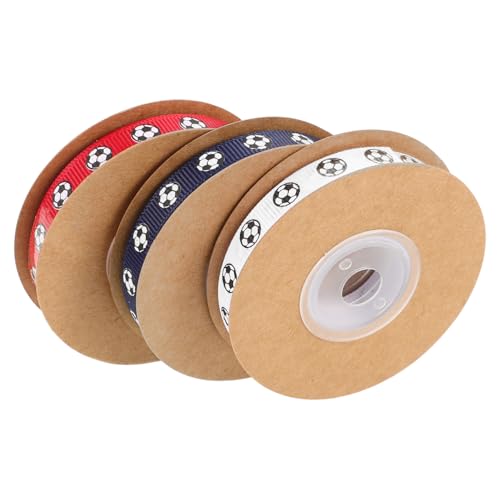 Uonlytech 2 Sätze Abschlussgeschenkkrawatte Diy -handwerksband Partyband Sport Thematisches Band Paketband Band Für Die Party Themenband Geschenkband Diy Bastelband Stoff 3 Rollen * 2 von Uonlytech