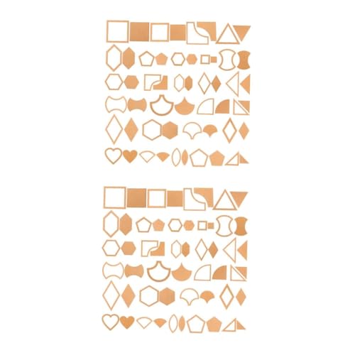 Uonlytech 2 Sätze Acryl -patchwork -vorlage Und Stoff Muster Quilten Quilt-lineal Geschlitztes Quiltlineal Decke Quiltform Nähzubehör Acrylform Nähform Nähwerkzeug Schokolade 54 Stück * 2 Uonlytech 2 Sätze Acryl -patchwork -vorlage Und Stoff Muster Quilten Quilt-lineal Geschlitztes Quiltlineal Decke Quiltform Nähzubehör Acrylform Nähform Nähwerkzeug Schokolade 54 Stück * 2 von Uonlytech