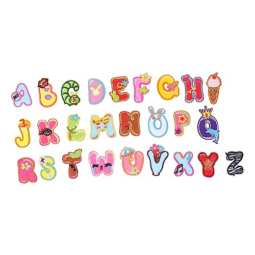 Uonlytech 2 Sätze Alphabet Patches Stoffaufnäher für Kleidung Diy Dekoration Tiermotive Selbstklebend zum Reparieren und Verschönern von Kleidung Taschen und Uonlytech 2 Sätze Alphabet Patches Stoffaufnäher für Kleidung Diy Dekoration Tiermotive Selbstklebend zum Reparieren und Verschönern von Kleidung Taschen und von Uonlytech