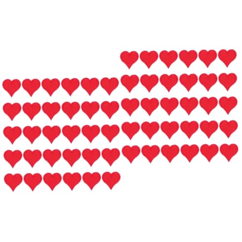 Uonlytech 2 Sätze Aufnäher Mit Herzstickerei Dekoration Klamotten Geschenkidee Stule Herz Nähen Auf Flecken Valentinstag Patches Groß Flicken Aufbügeln Stoffreparaturflicken Rot 30 Stück * 2 von Uonlytech