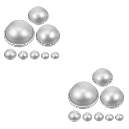 Uonlytech 2 Sätze Backform Herstellung Schimmel Badeformen Kugelform Runden Ball Form Für Badesalzkugeln Kuchenform Form Für Badekugeln Badekugel-form Aluminiumlegierung Silber 16 Stücke * 2 Uonlytech 2 Sätze Backform Herstellung Schimmel Badeformen Kugelform Runden Ball Form Für Badesalzkugeln Kuchenform Form Für Badekugeln Badekugel-form Aluminiumlegierung Silber 16 Stücke * 2 von Uonlytech