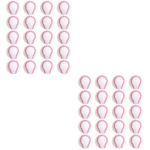 Uonlytech 2 Sätze Bleistiftspitzer Party Kinderspitzer Bleistiftschärfer Sportstifte Baseball Anspitzer Bleistifte Studentenversorgung Schüler Bürobedarf Plastik 20 Stück * 2 von Uonlytech