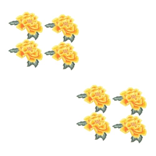 Uonlytech 2 Sätze Blumenstickerei Patches Diy Kleidung Applikationen Bügelbare Stoffaufnäher Für Bastelprojekte Und Dekoration Von Kleidung Taschen Und Mehr 4 Stück * 2 von Uonlytech