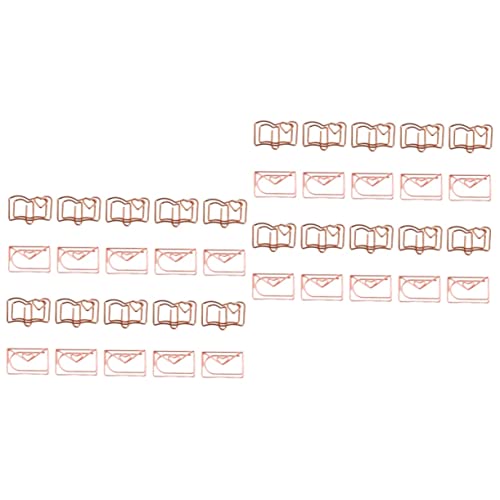 Uonlytech 2 Sätze Buchhülle Lustige Papierclips Miniclips Büroklammern in Buchform Schlüssel Mehrzweck-büroklammern Klein Rose Rostfreier Stahl 20 Stück * 2 Uonlytech 2 Sätze Buchhülle Lustige Papierclips Miniclips Büroklammern in Buchform Schlüssel Mehrzweck-büroklammern Klein Rose Rostfreier Stahl 20 Stück * 2 von Uonlytech