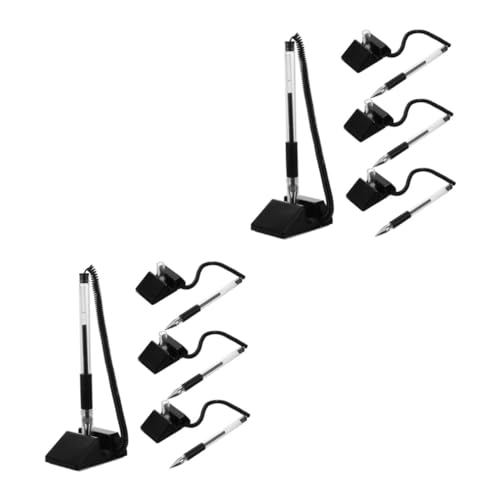 Uonlytech 2 Sätze Büro-gelstift Kugelschreiber Schreibkladde Esszimmerstã¼hle Ballpoint Pen Bürogadges Bürostift Mit Kette Multi Büro Stift Business-signatur-stift Plastik Black 4 Stück * 2 Uonlytech 2 Sätze Büro-gelstift Kugelschreiber Schreibkladde Esszimmerstã¼hle Ballpoint Pen Bürogadges Bürostift Mit Kette Multi Büro Stift Business-signatur-stift Plastik Black 4 Stück * 2 von Uonlytech
