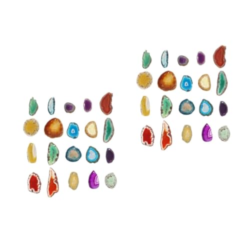 Uonlytech 2 Sätze Bunte Achatscheiben Stein Flache Achatscheiben Charms Leichte Dekoration Natürliche Achatscheiben Achatscheiben Große Kleine Achatscheiben Charms Zur 20 Stück * 2 Uonlytech 2 Sätze Bunte Achatscheiben Stein Flache Achatscheiben Charms Leichte Dekoration Natürliche Achatscheiben Achatscheiben Große Kleine Achatscheiben Charms Zur 20 Stück * 2 von Uonlytech