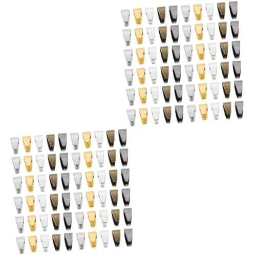 Uonlytech 2 Sätze Diy Halsketten Anhängerverbinder Aus Robustem Eisen Silber Weiß Gold Antik Schwarz Einfache Installation Glatte Oberfläche Kreatives Schmuckzubehör Für 500 Stück * 2 Uonlytech 2 Sätze Diy Halsketten Anhängerverbinder Aus Robustem Eisen Silber Weiß Gold Antik Schwarz Einfache Installation Glatte Oberfläche Kreatives Schmuckzubehör Für 500 Stück * 2 von Uonlytech
