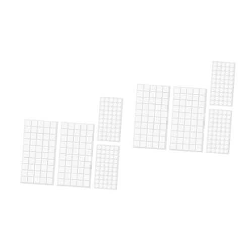 Uonlytech 2 Sätze Doppelseitige Klebepunkte Aufkleber Klebstoff Doppelseitiges Klebeband Zum Basteln Verpackung Doppelseitiges Klebeband Basteln Klebepads Transparent Polyester 200 Stück * 2 von Uonlytech