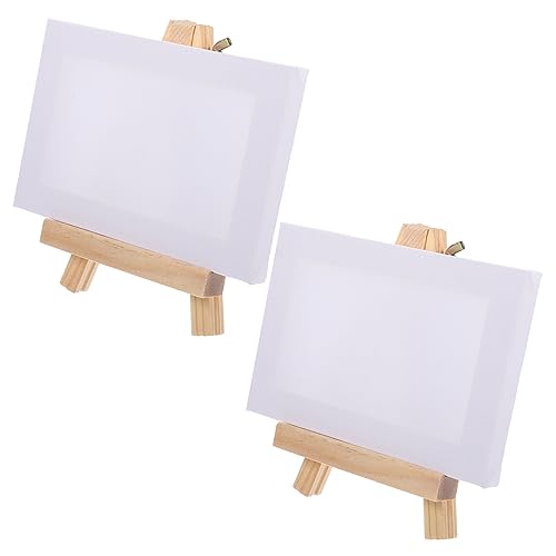 Uonlytech 2 Sätze Easel für Künstler Mini Malrahmen für DIY Kunstprojekte Praktisch und Kreativ für Zuhause und Büro von Uonlytech