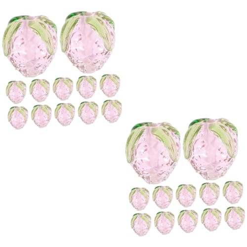 Uonlytech 2 Sätze Erdbeerarmbandschmuck Erdbeere Halskette 3d-erdbeer-anhänger Klein Schmuckanhänger in Erdbeerform Anhänger Zur Schmuckherstellung Glas Rosa 16 Stücke * 2 Uonlytech 2 Sätze Erdbeerarmbandschmuck Erdbeere Halskette 3d-erdbeer-anhänger Klein Schmuckanhänger in Erdbeerform Anhänger Zur Schmuckherstellung Glas Rosa 16 Stücke * 2 von Uonlytech