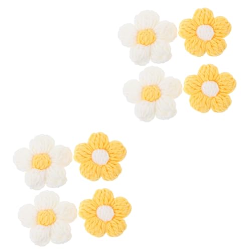 Uonlytech 2 Sätze Gehäkelte Blumenaccessoires Blumenaufnäher Applikationen Zum Aufnähen Häkelblumen Verzierungen Blumenapplikationen Für Kleidungsstücke Bestickte 4 Stück * 2 Uonlytech 2 Sätze Gehäkelte Blumenaccessoires Blumenaufnäher Applikationen Zum Aufnähen Häkelblumen Verzierungen Blumenapplikationen Für Kleidungsstücke Bestickte 4 Stück * 2 von Uonlytech