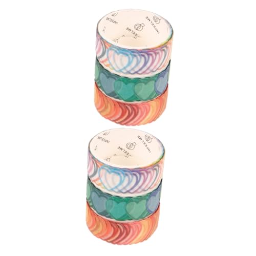 Uonlytech 2 Sätze Geständnisdichterkassade Schrott Für Klebrig Journal -notizbuch Sammelalbum Tagebuchband Washi-tape-masse Washi Tape Zum Aufzeichnen Bedrucktes Band Papier 3 Rollen * 2 Uonlytech 2 Sätze Geständnisdichterkassade Schrott Für Klebrig Journal -notizbuch Sammelalbum Tagebuchband Washi-tape-masse Washi Tape Zum Aufzeichnen Bedrucktes Band Papier 3 Rollen * 2 von Uonlytech