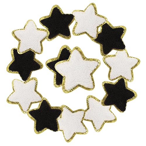 Uonlytech 2 Sätze Handtuchstofftuch Patch Jubel-patches Kleidung Flecken Schwarz Stern Nähen Patches Für Jacken Kleiderflicken Süße Patches Kleine Flicken Zum Aufbügeln Chenille 32 Stück * 2 Uonlytech 2 Sätze Handtuchstofftuch Patch Jubel-patches Kleidung Flecken Schwarz Stern Nähen Patches Für Jacken Kleiderflicken Süße Patches Kleine Flicken Zum Aufbügeln Chenille 32 Stück * 2 von Uonlytech