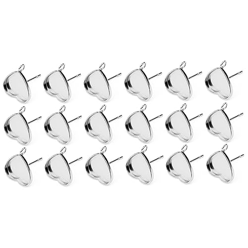 Uonlytech 2 Sätze Herz Ohrstecker Basis Diy Ohrstecker Korkbasis Ohrringe Zubehör Für Schmuckherstellung Für Designs Und Kreative Projekte 20 Stück * 2 Uonlytech 2 Sätze Herz Ohrstecker Basis Diy Ohrstecker Korkbasis Ohrringe Zubehör Für Schmuckherstellung Für Designs Und Kreative Projekte 20 Stück * 2 von Uonlytech