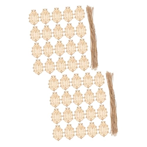 Uonlytech 2 Sätze Holzanhänger Dame Marienkäfer Hängend Basteln Party Ornament Kunsthandwerk Unfertige Holzscheiben Festival-ausschnitte Diy-chip Hanfseil Beige Uonlytech 2 Sätze Holzanhänger Dame Marienkäfer Hängend Basteln Party Ornament Kunsthandwerk Unfertige Holzscheiben Festival-ausschnitte Diy-chip Hanfseil Beige von Uonlytech