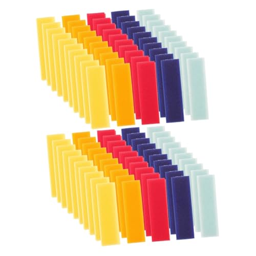 Uonlytech 2 Sätze Klettband Klebebänder Selbstklebende Strips Für Schuhe Kleidung Und Haushalt Langlebig Und Vielseitig Einsetzbar Für Diy Projekte Und Ordnungssysteme 50 Stück * 2 von Uonlytech