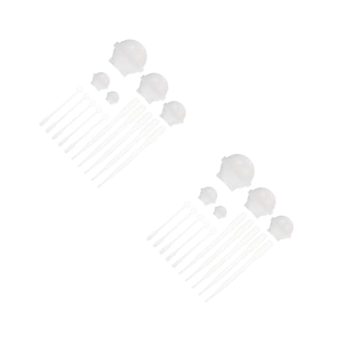 Uonlytech 2 Sätze Kristall Kugel Silikonform Set Runde Gießform für Diy Schmuck Bastelbedarf und Dekoration für Kristall Kugeln Anhänger und Ornamentherstellung Uonlytech 2 Sätze Kristall Kugel Silikonform Set Runde Gießform für Diy Schmuck Bastelbedarf und Dekoration für Kristall Kugeln Anhänger und Ornamentherstellung von Uonlytech
