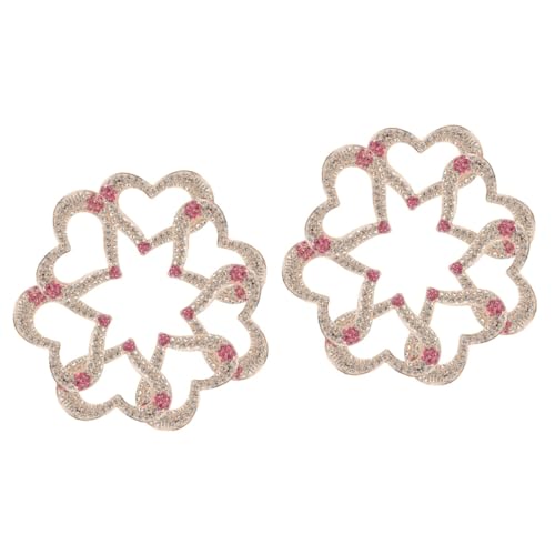 Uonlytech 2 Sätze Liebe Zubehör Accessoires Dekoration Herz Kleidung Flecken Geformt Klebrig Für Hotfix Applikationen Strassdekore Diy Liefert Kristall 10 Stück * 2 von Uonlytech