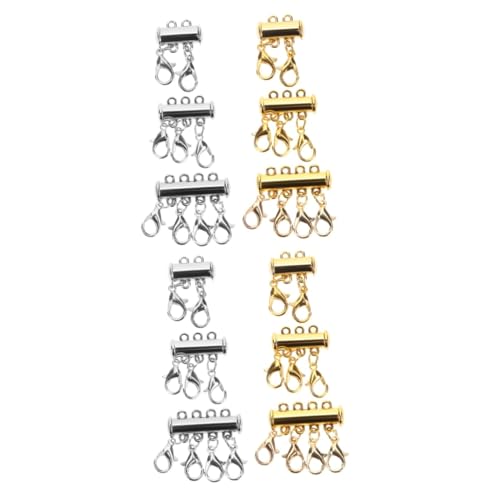 Uonlytech 2 Sätze Magnetverschluss Für Mehrschichtige Verbindungselemente Für Schmuck Diy Kettenverbinder Für Accessoires Und Designs 6 Stücke * 2 Uonlytech 2 Sätze Magnetverschluss Für Mehrschichtige Verbindungselemente Für Schmuck Diy Kettenverbinder Für Accessoires Und Designs 6 Stücke * 2 von Uonlytech