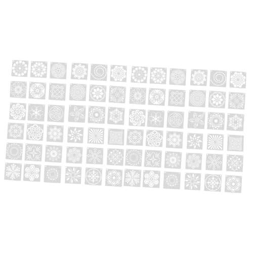 Uonlytech 2 Sätze Mandala Schablonen Kreative Diy Wandgestaltung Wiederverwendbare Malvorlagen Für Möbel Fliesen Tische Mehr Umweltfreundlichem Für Bastelprojekte 36 Stücke * 2 von Uonlytech