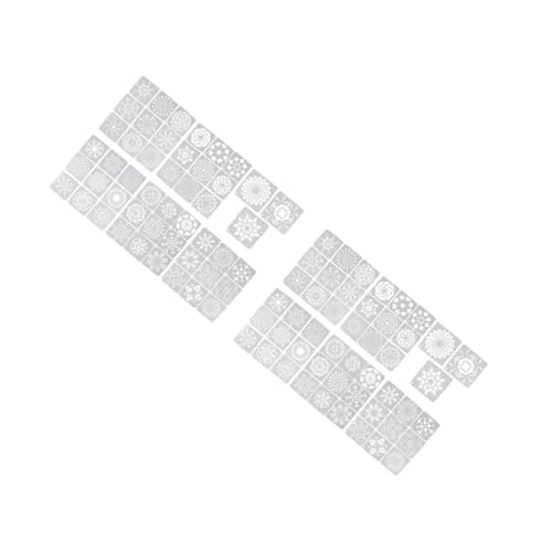 Uonlytech 2 Sätze Mandala Schablonen Wiederverwendbare Schablonen Für Acrylmalerei Diy Projekte Kinderzeichnungen Möbel Und Wanddekoration Und Langlebig 48 Stück * 2 von Uonlytech