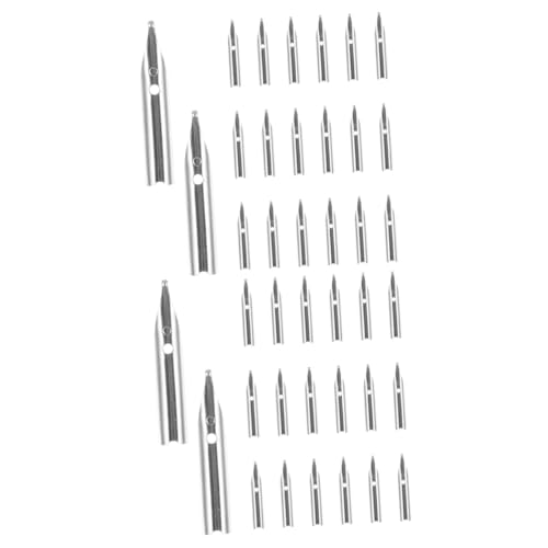 Uonlytech 2 Sätze Multifunktionale Stiftspitze Brunnenstiftnibs Stiftspitzen Schreiben Kalligraphie Füllfederhalter Zum Schreiben Tauchstifte Zum Zeichnen Silber 20 Stück * 2 Uonlytech 2 Sätze Multifunktionale Stiftspitze Brunnenstiftnibs Stiftspitzen Schreiben Kalligraphie Füllfederhalter Zum Schreiben Tauchstifte Zum Zeichnen Silber 20 Stück * 2 von Uonlytech