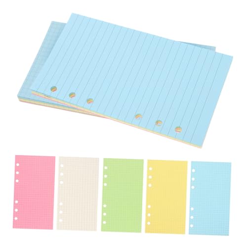 Uonlytech 2 Sätze Nachfüllpapier Ringbuch Einlagen Liniert Kariert Lose für Büro Schule Fehlerheft Organizer Farbige Innenseiten Ersatzfüllung Uonlytech 2 Sätze Nachfüllpapier Ringbuch Einlagen Liniert Kariert Lose für Büro Schule Fehlerheft Organizer Farbige Innenseiten Ersatzfüllung von Uonlytech