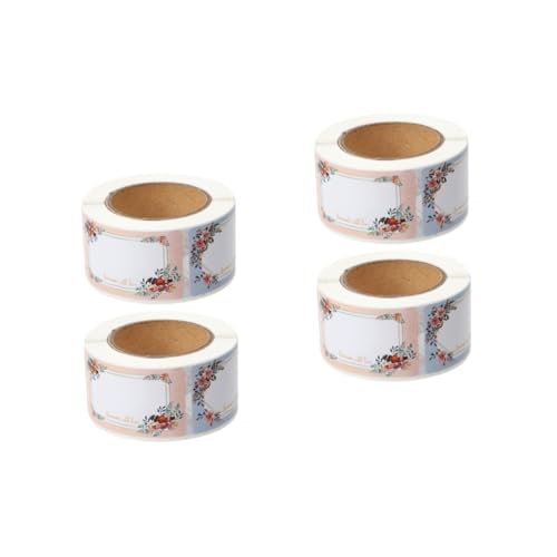 Uonlytech 2 Sätze Namensaufkleber Party Beschreibbarer Etikettenaufkleber Klebeetiketten Und Stark Selbstklebende Aufkleber Leere Etiketten Aufkleber-tags Papier 2 Rollen * 2 von Uonlytech