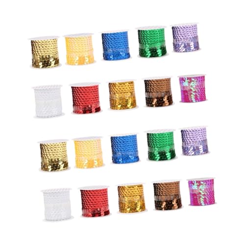 Uonlytech 2 Sätze Pailletten Dekoration Pailletten 10 Stück * 2 von Uonlytech