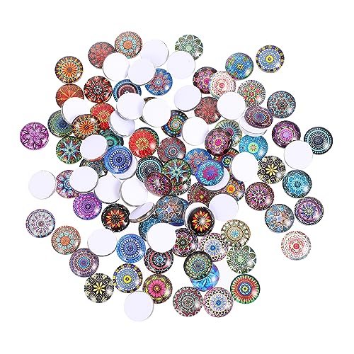 Uonlytech 2 Sätze Patch Edelstein Aufkleber Anhänger Edelstein Strasssteine ​​Zur Herstellung Von Charms Cabochons DIY Dekomaterial Cabochons Anhänger 100 Stück * 2 von Uonlytech