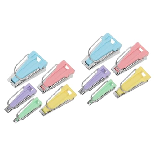 Uonlytech 2 Sätze Patchwork -tool Edger Werkzeug Hersteller Schrägband Für Wimpelkette Bandmacher Binden Bias-tool Stoffnähungskit Quiltnadel Nähen Schrägband Zum Nähen Plastik 5 Stücke * 2 von Uonlytech