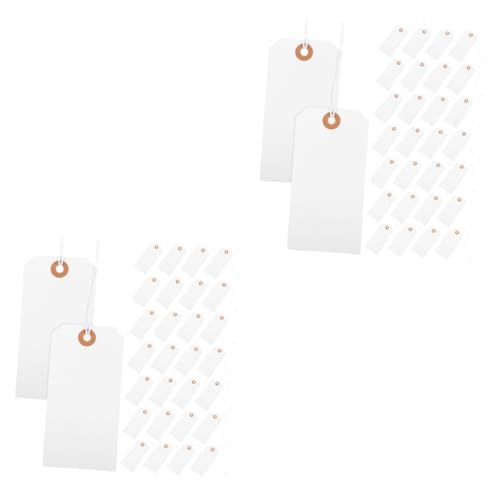 Uonlytech 2 Sätze Preisschild Hängeetiketten Aus Papier Leere Papieretiketten Hängend Wäscheetiketten Für Kleidung Tags Für Den Laden Anzeigen Papierstau Weiß 100 Stück * 2 Uonlytech 2 Sätze Preisschild Hängeetiketten Aus Papier Leere Papieretiketten Hängend Wäscheetiketten Für Kleidung Tags Für Den Laden Anzeigen Papierstau Weiß 100 Stück * 2 von Uonlytech