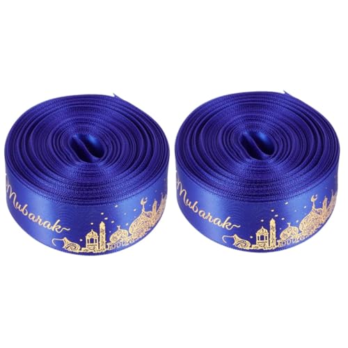 Uonlytech 2 Sätze Ramadan Geschenkverpackungsband Yards Party Dekorationsband Für Ramadan Feierlichkeiten Vielseitig Einsetzbar Mit Stilvollem Design Für Und Partys 2 Stücke * 2 von Uonlytech